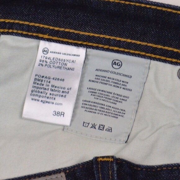 NEW Adriano Goldschmied Mens Jeans 38 Blue Denim The Everett Cotton Blend - Picture 9 of 11